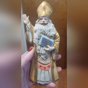 Vintage National Tinsel 1990 Porcelain or  Ceramic - Christmas Ornament